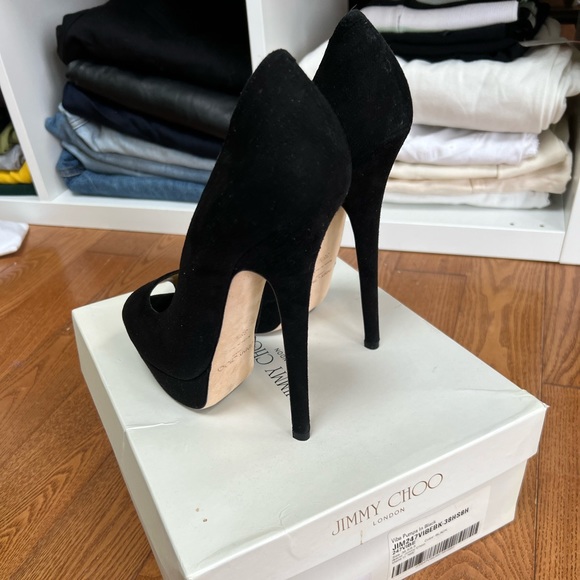 Jimmy Choo Gorgeous Open Toe Pump size 38.5 - Picture 2 of 7